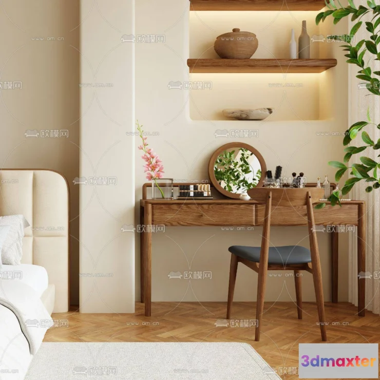 1161172 - WABI SABI STYLE 3D MODELS - DRSSING TABLE - 0001