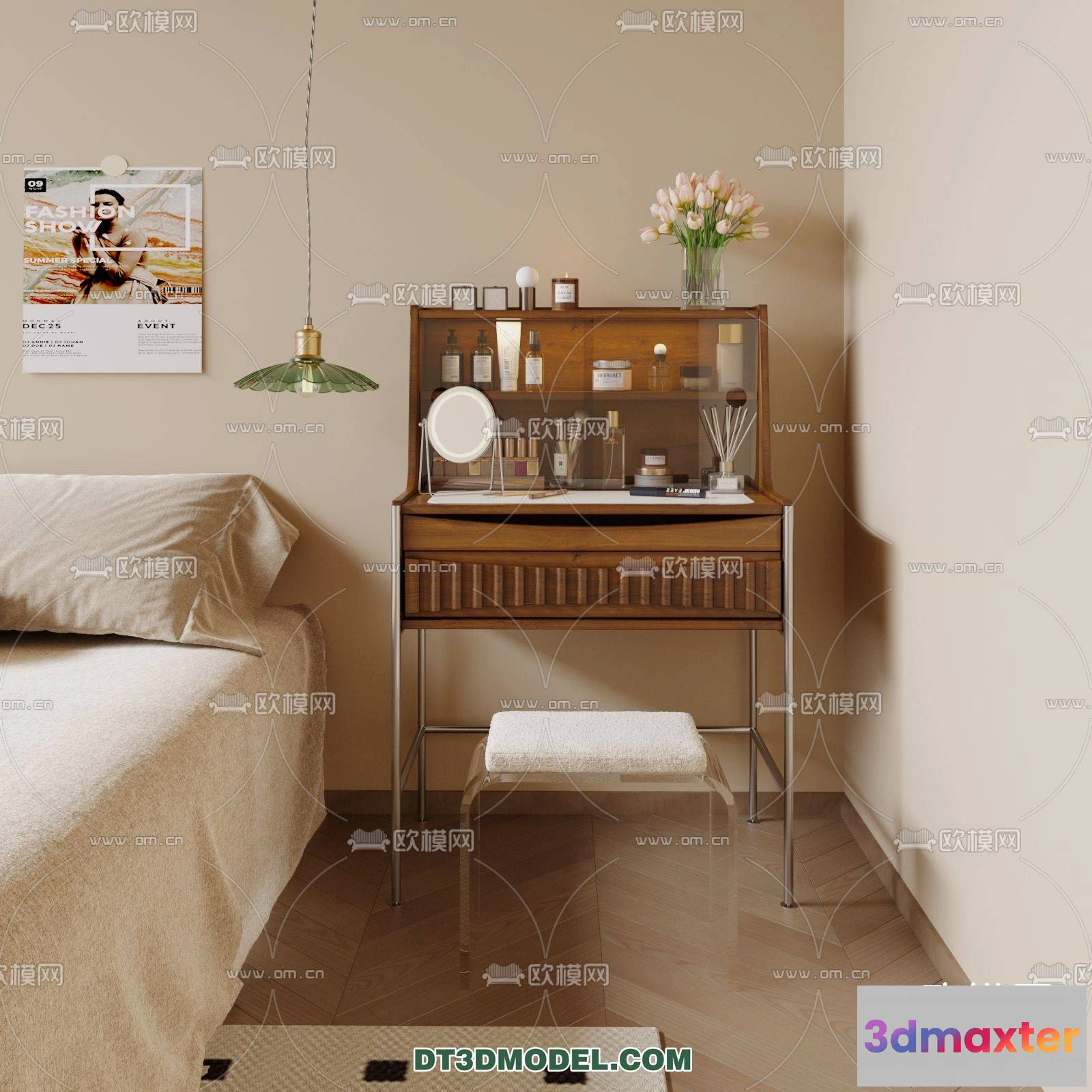 1161180 - WABI SABI STYLE 3D MODELS - DRSSING TABLE - 0005