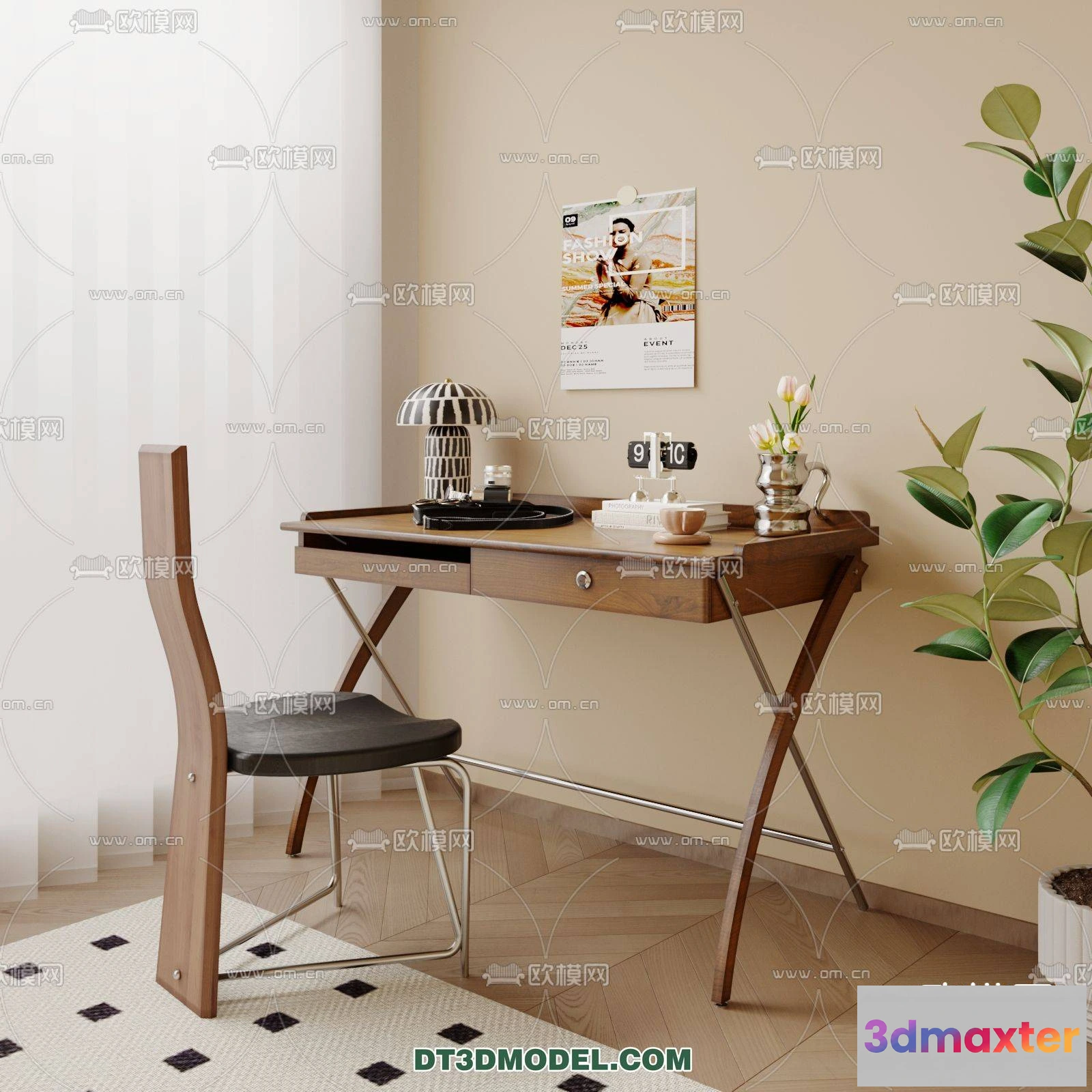 1161184 - WABI SABI STYLE 3D MODELS - DRSSING TABLE - 0007