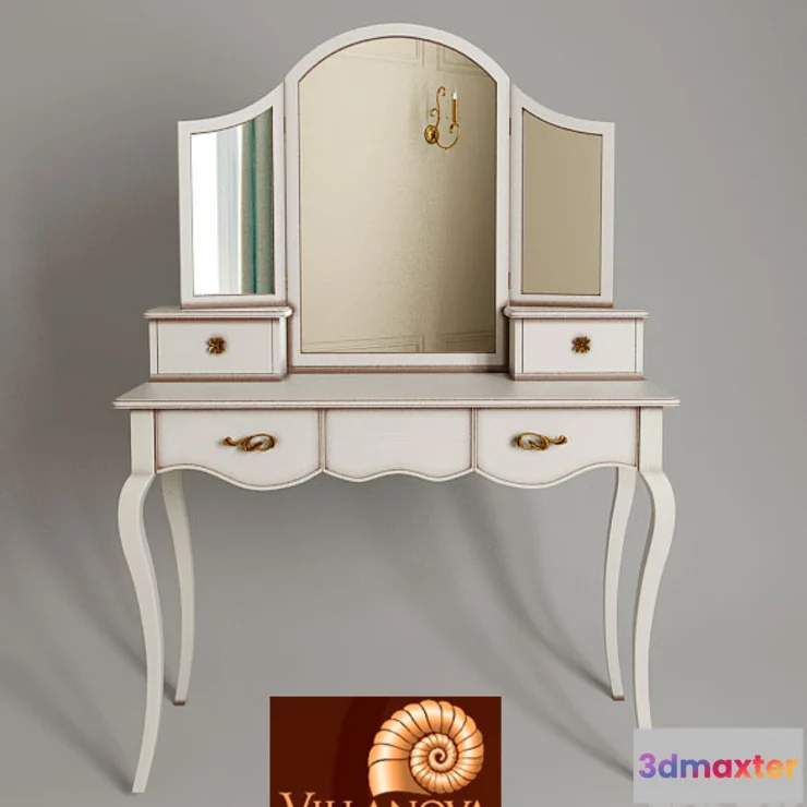 1270535 - Dressing table VillaNova. Capri Collection - No.2 3D Max