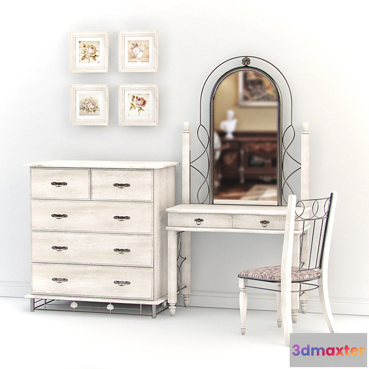 1285442 - Bedroom furniture 3D Max