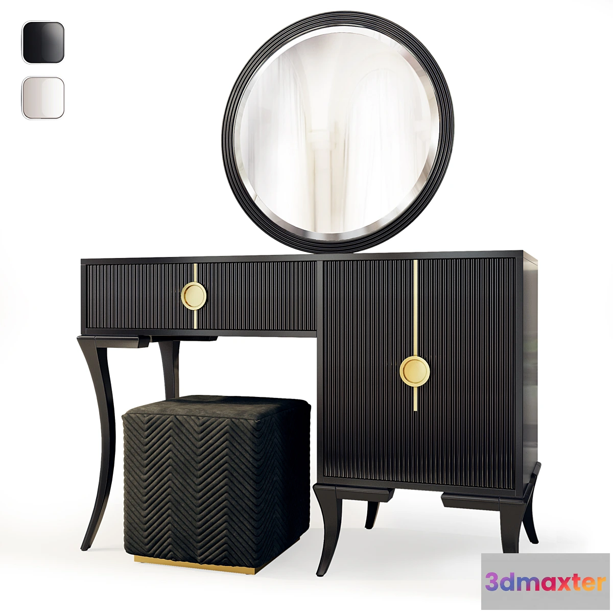 1343037 - Keops dressing table. Dressing table by Medusa Home 3D Max