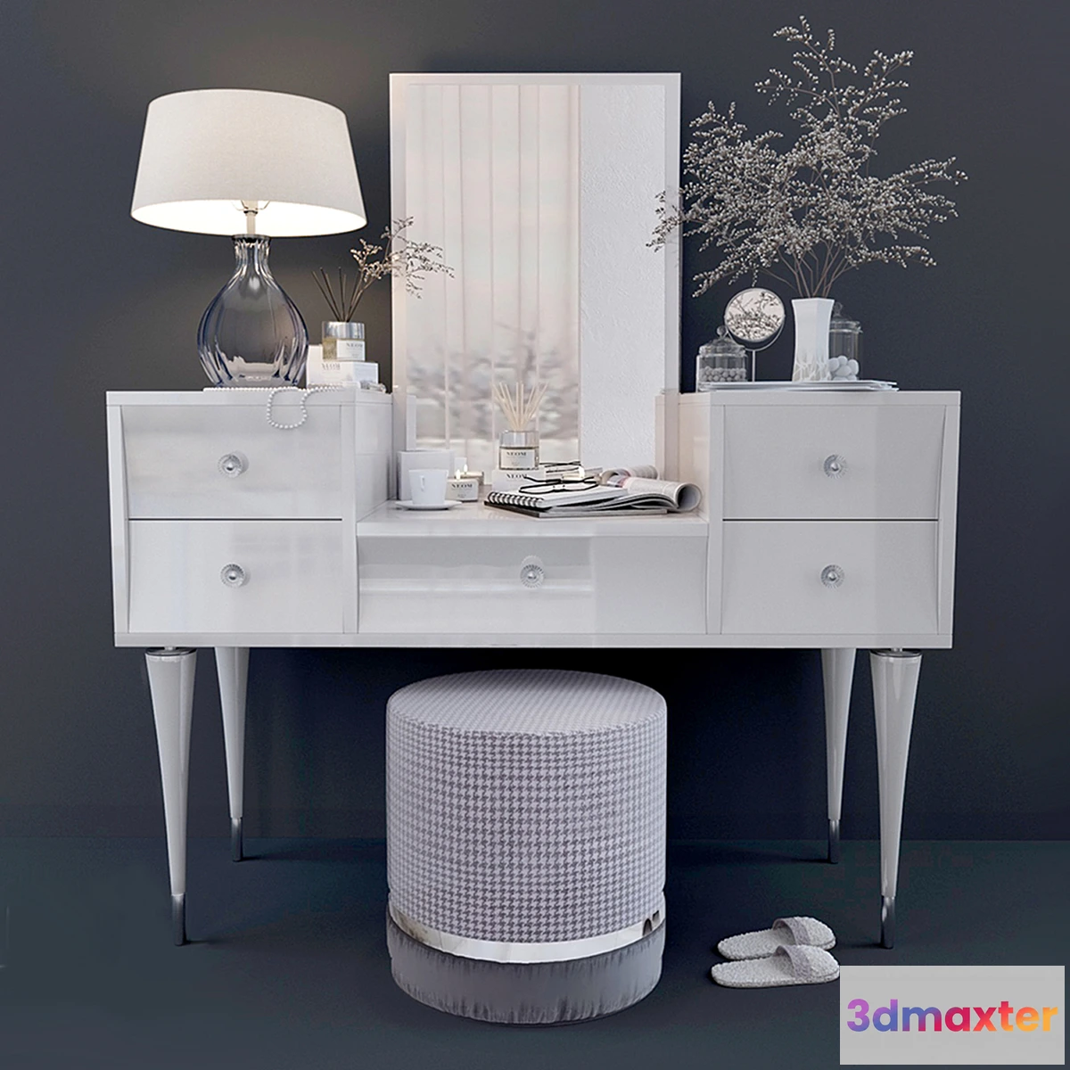 1346754 - CONSOLLE MAKE-UP AND DECOR 3D Max