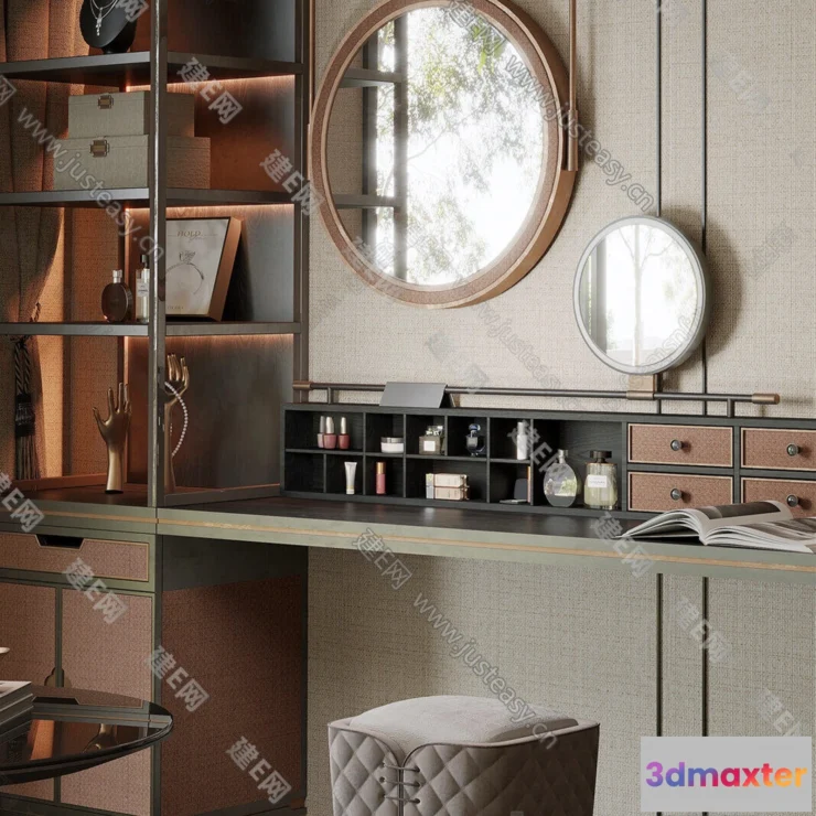 1375844 - Dressing Table - 3D Models - 3D Furniture Models for Interior - 005 3D Max