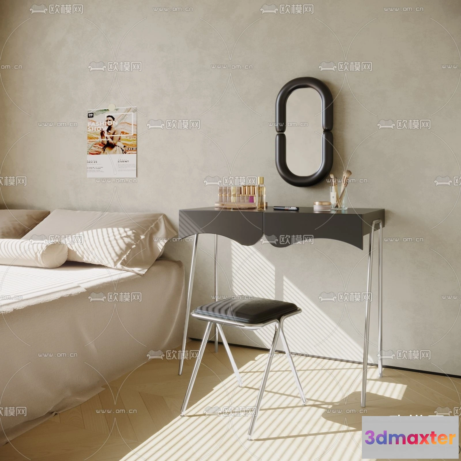 1376383 - Dressing Table - 3D Models - 3D Furniture Models for Interior - 013 3D Max