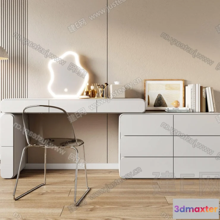 1377296 - Dressing Table - 3D Models - 3D Furniture Models for Interior - 027 3D Max