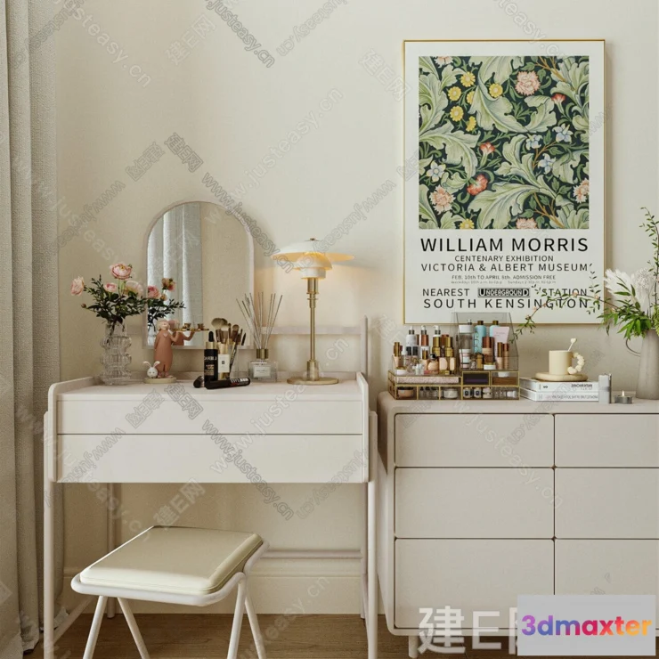 1377485 - Dressing Table - 3D Models - 3D Furniture Models for Interior - 030 3D Max