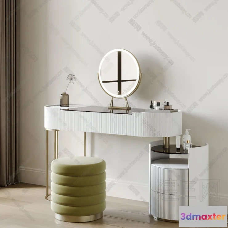 1377551 - Dressing Table - 3D Models - 3D Furniture Models for Interior - 031 3D Max