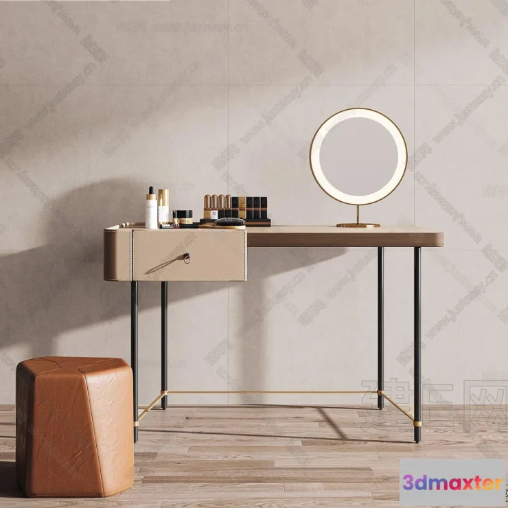 1377677 - Dressing Table - 3D Models - 3D Furniture Models for Interior - 033 3D Max