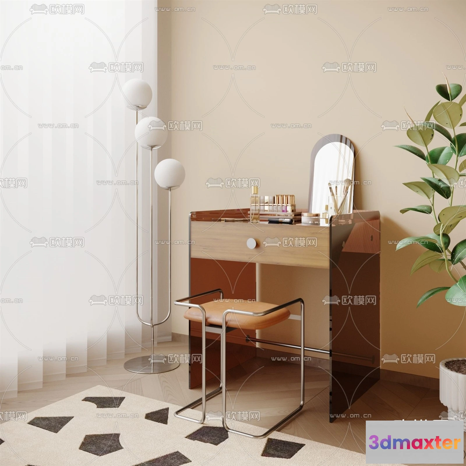 1377742 - Dressing Table - 3D Models - 3D Furniture Models for Interior - 034 3D Max