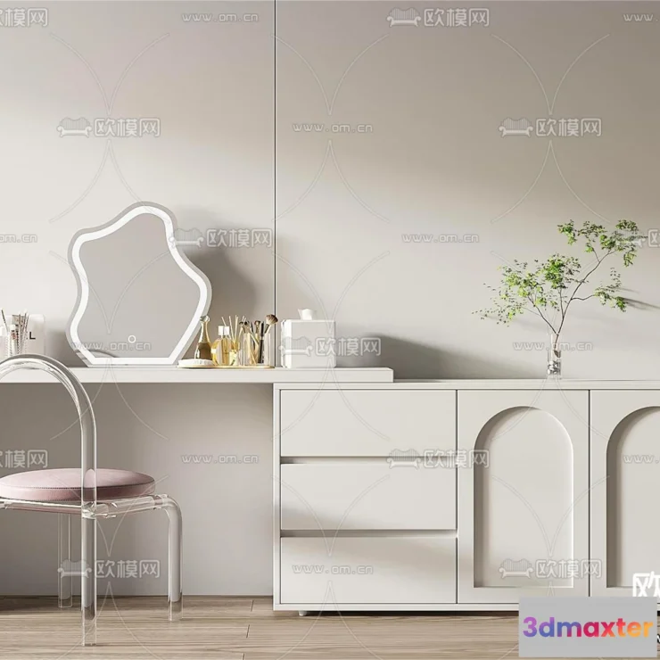 1377809 - Dressing Table - 3D Models - 3D Furniture Models for Interior - 035 3D Max