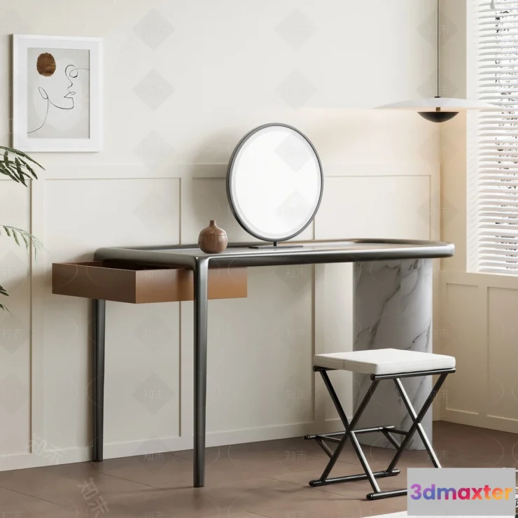 1378216 - Dressing Table - 3D Models - 3D Furniture Models for Interior - 041 3D Max