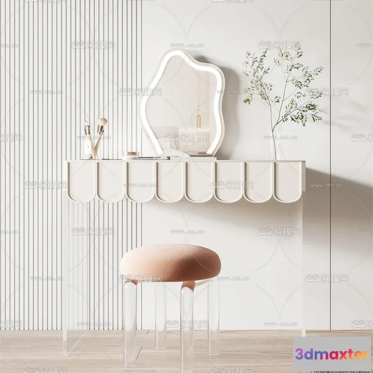 1378489 - Dressing Table - 3D Models - 3D Furniture Models for Interior - 045 3D Max