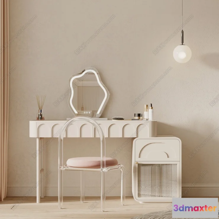 1378551 - Dressing Table - 3D Models - 3D Furniture Models for Interior - 046 3D Max