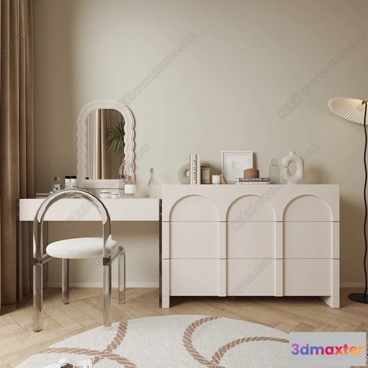 1379222 - Dressing Table - 3D Models - 3D Furniture Models for Interior - 056 3D Max