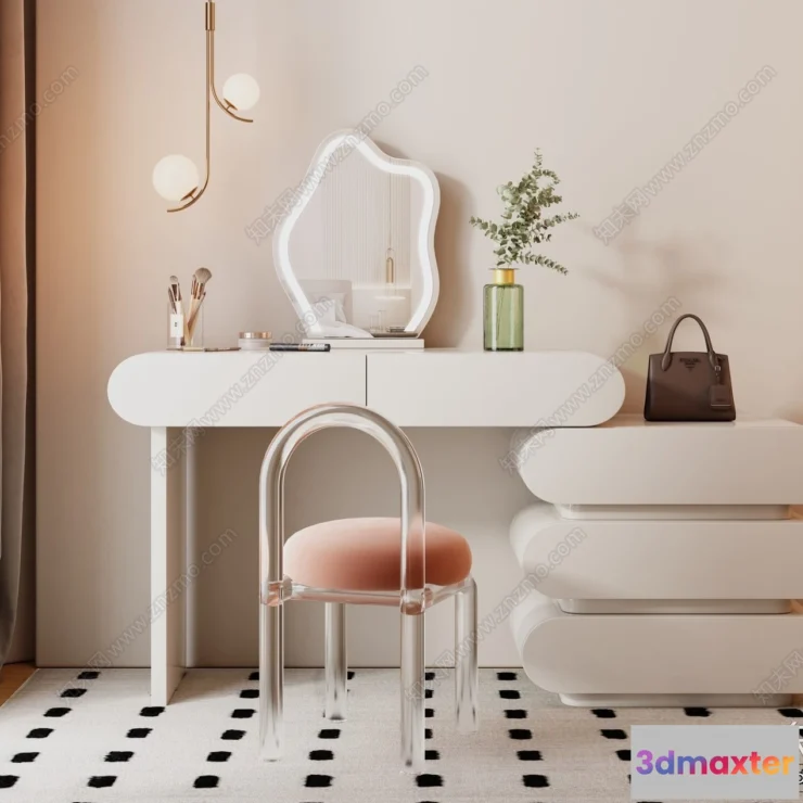1379793 - Dressing Table - 3D Models - 3D Furniture Models for Interior - 064 3D Max