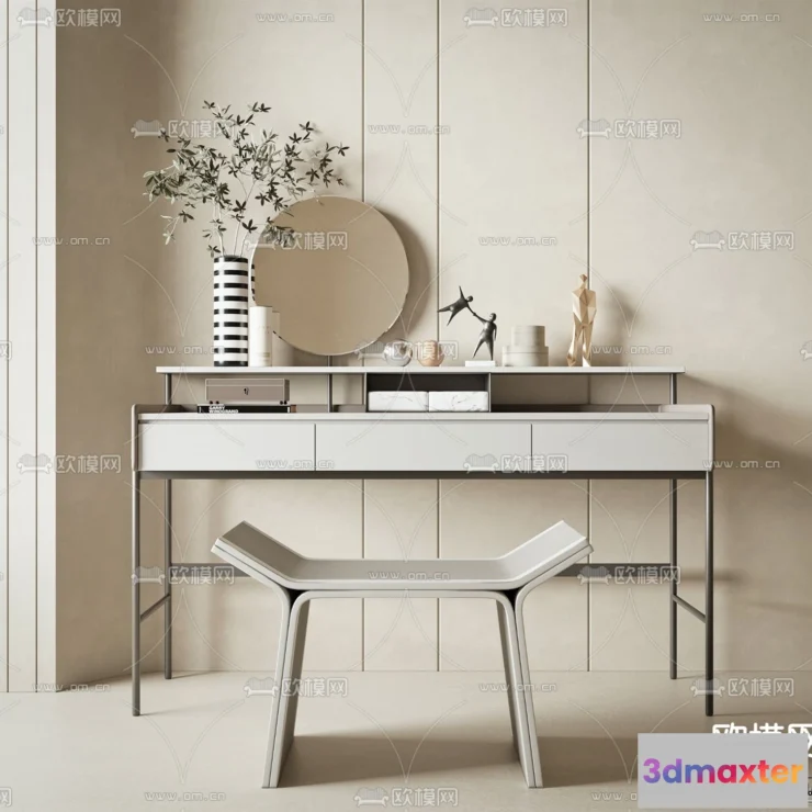 1380515 - Dressing Table - 3D Models - 3D Furniture Models for Interior - 075 3D Max