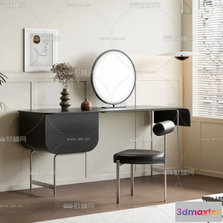1380717 - Dressing Table - 3D Models - 3D Furniture Models for Interior - 078 3D Max