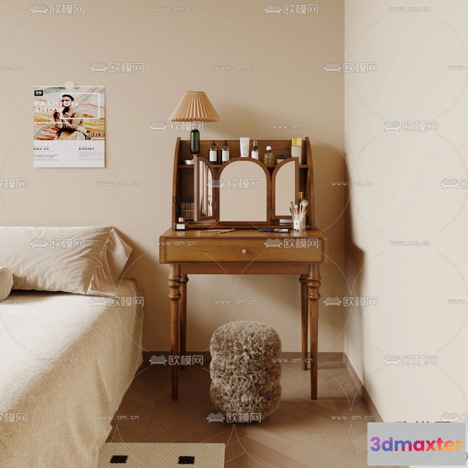 1380783 - Dressing Table - 3D Models - 3D Furniture Models for Interior - 079 3D Max