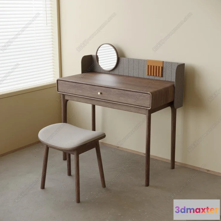 1380851 - Dressing Table - 3D Models - 3D Furniture Models for Interior - 080 3D Max