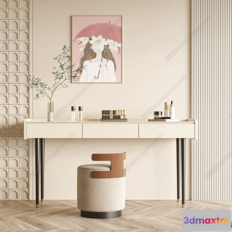 1381191 - Dressing Table - 3D Models - 3D Furniture Models for Interior - 085 3D Max