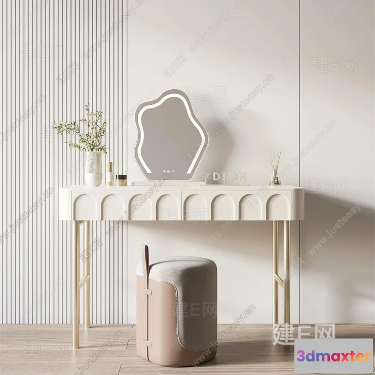 1381259 - Dressing Table - 3D Models - 3D Furniture Models for Interior - 086 3D Max