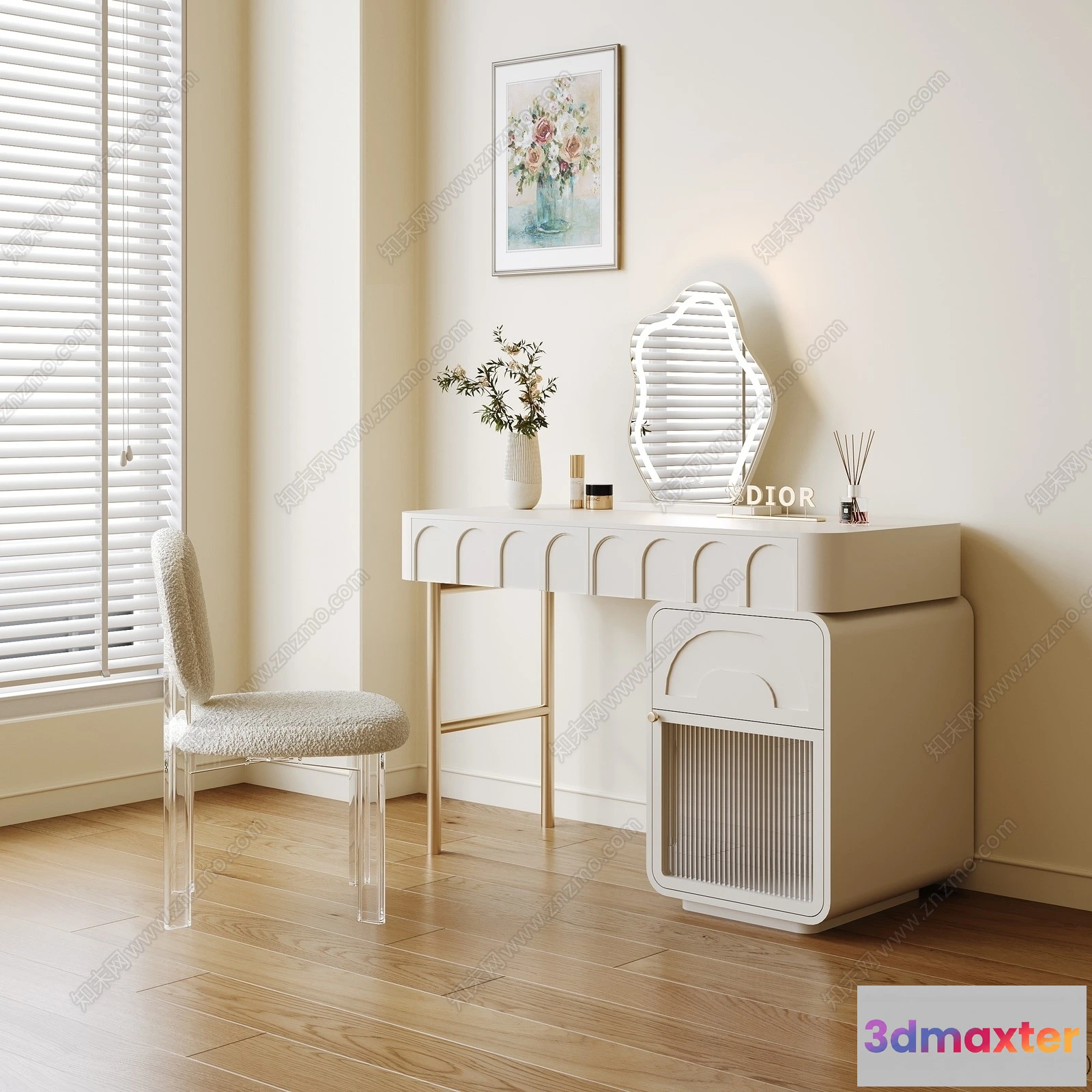 1381457 - Dressing Table - 3D Models - 3D Furniture Models for Interior - 089 3D Max