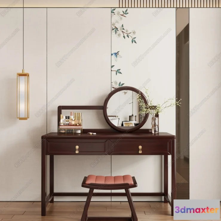 1381517 - Dressing Table - 3D Models - 3D Furniture Models for Interior - 090 3D Max