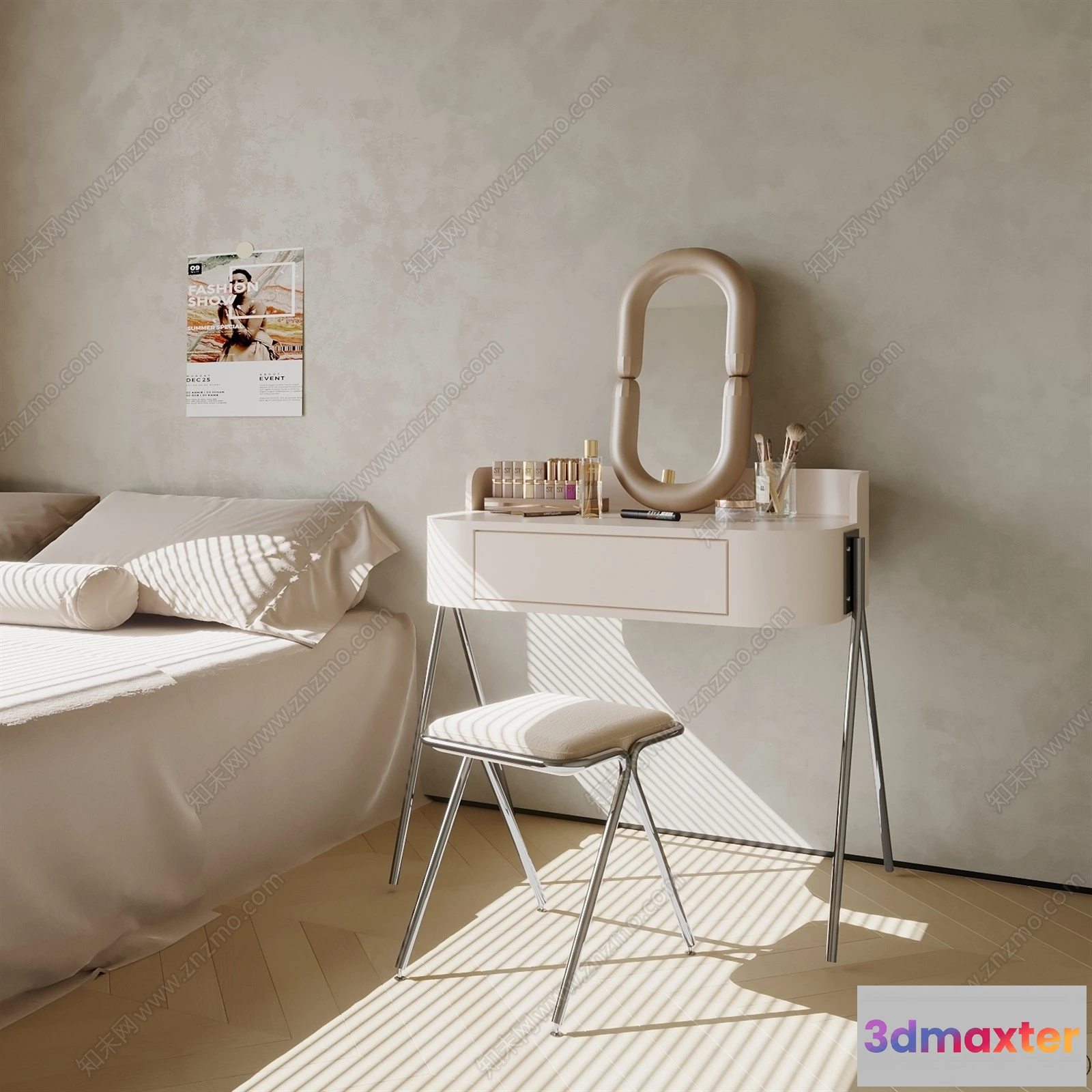 1381581 - Dressing Table - 3D Models - 3D Furniture Models for Interior - 091 3D Max