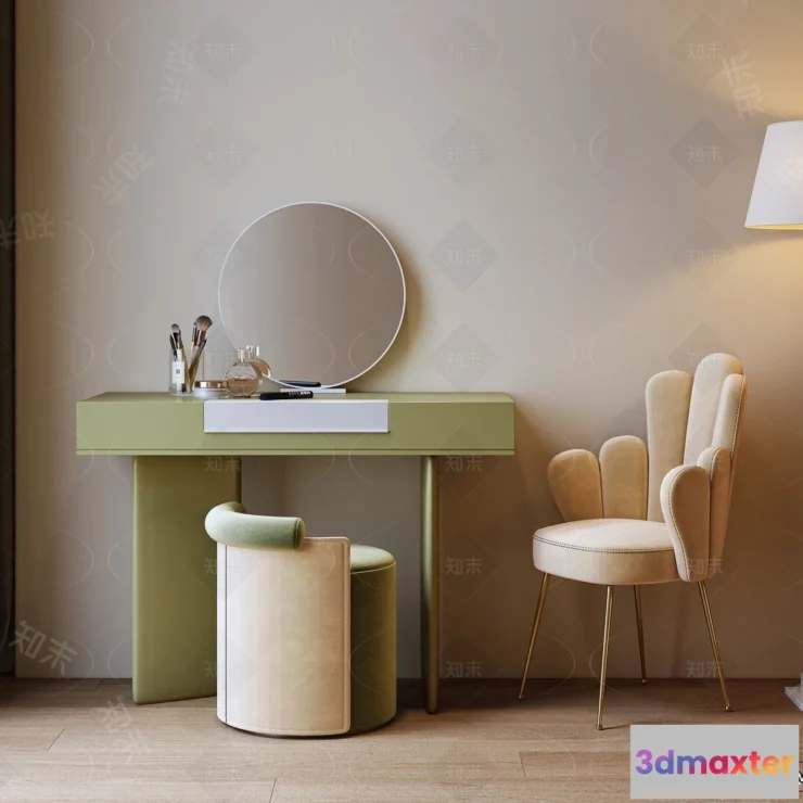 1381859 - Dressing Table - 3D Models - 3D Furniture Models for Interior - 095 3D Max