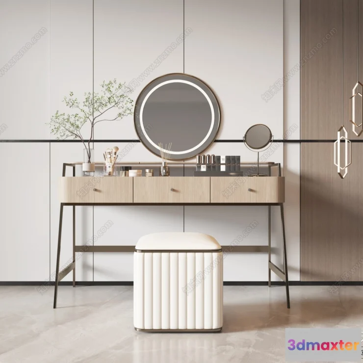 1382015 - Dressing Table - 3D Models - 3D Furniture Models for Interior - 097 3D Max