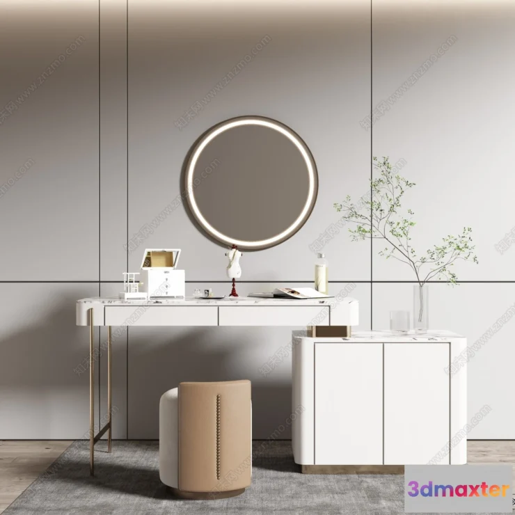 1382067 - Dressing Table - 3D Models - 3D Furniture Models for Interior - 098 3D Max
