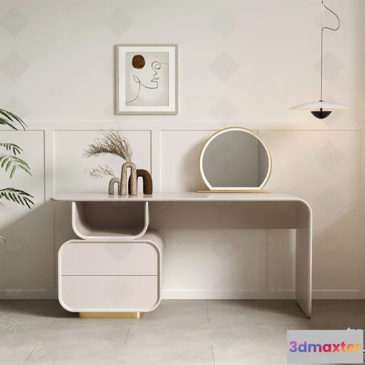 1382403 - Dressing Table - 3D Models - 3D Furniture Models for Interior - 103 3D Max