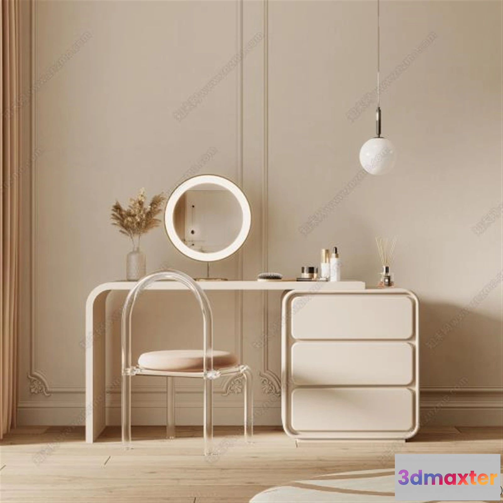 1382465 - Dressing Table - 3D Models - 3D Furniture Models for Interior - 104 3D Max