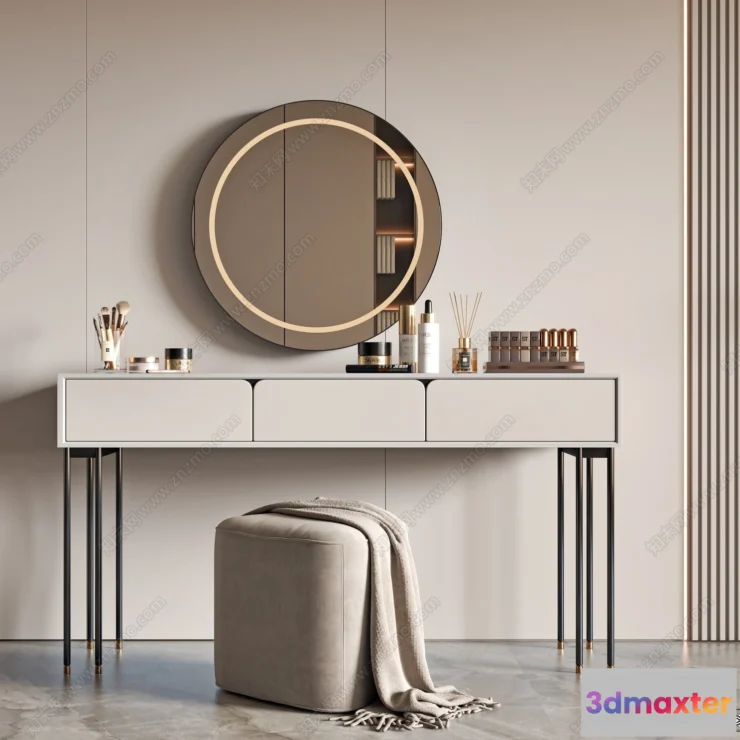 1382530 - Dressing Table - 3D Models - 3D Furniture Models for Interior - 105 3D Max