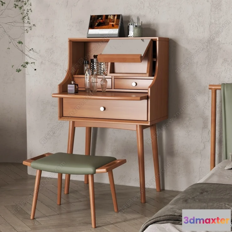1382666 - Dressing Table - 3D Models - 3D Furniture Models for Interior - 107 3D Max