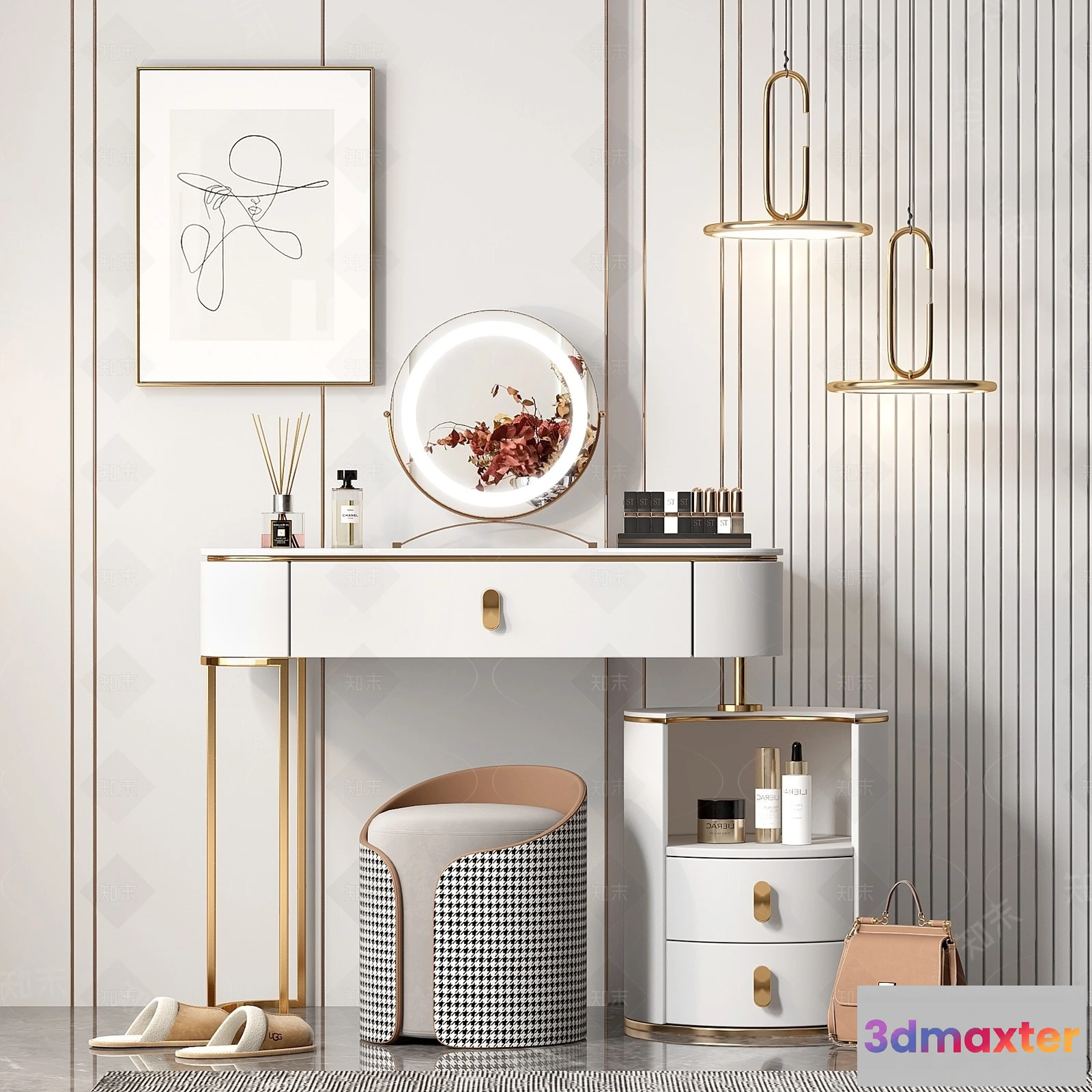 1382871 - Dressing Table - 3D Models - 3D Furniture Models for Interior - 110 3D Max