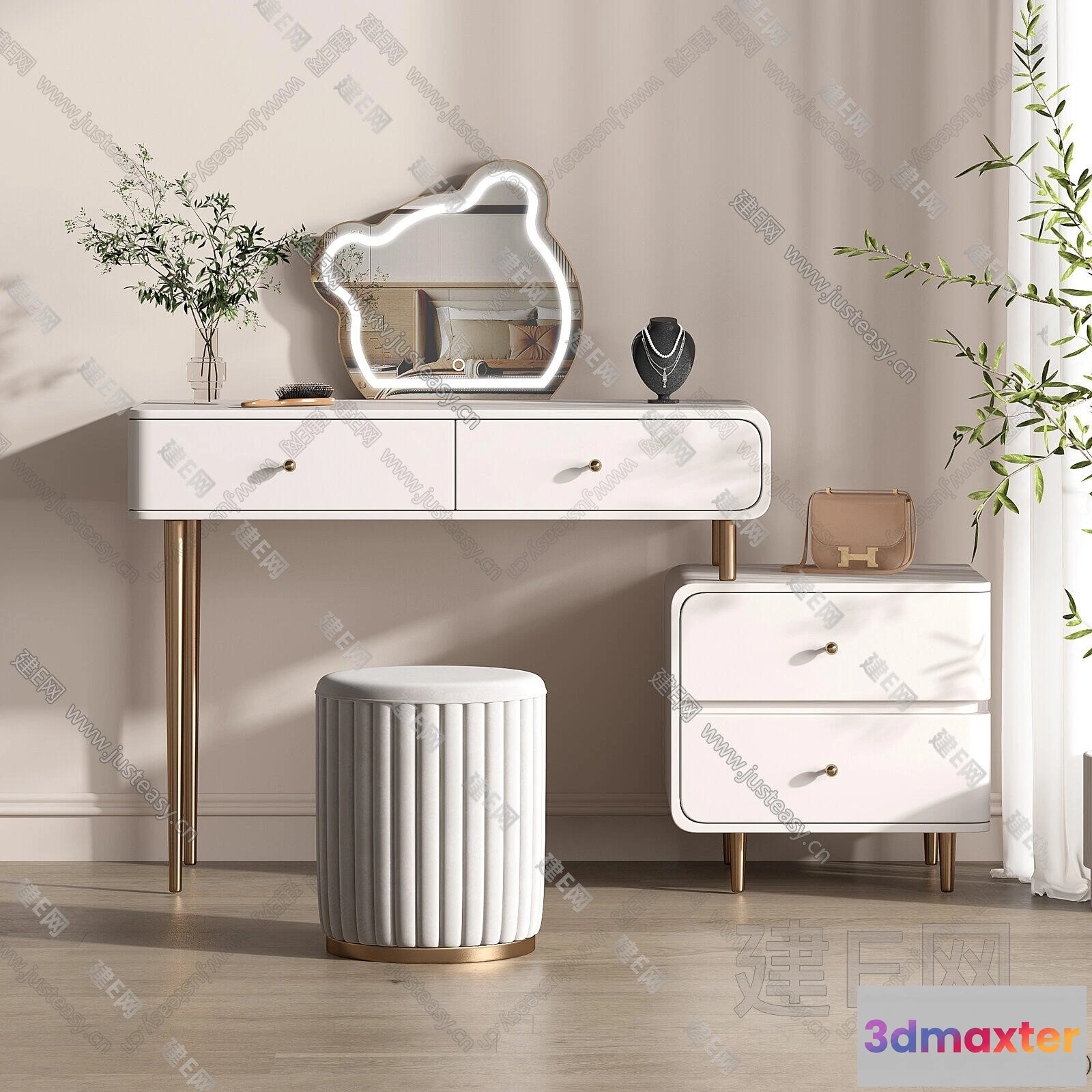 1383073 - Dressing Table - 3D Models - 3D Furniture Models for Interior - 113 3D Max