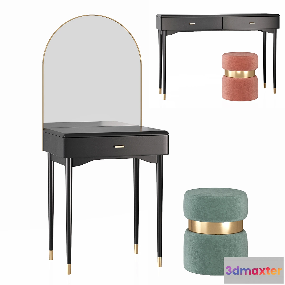 1398114 - La Redoute Novani makeup table 3D Max