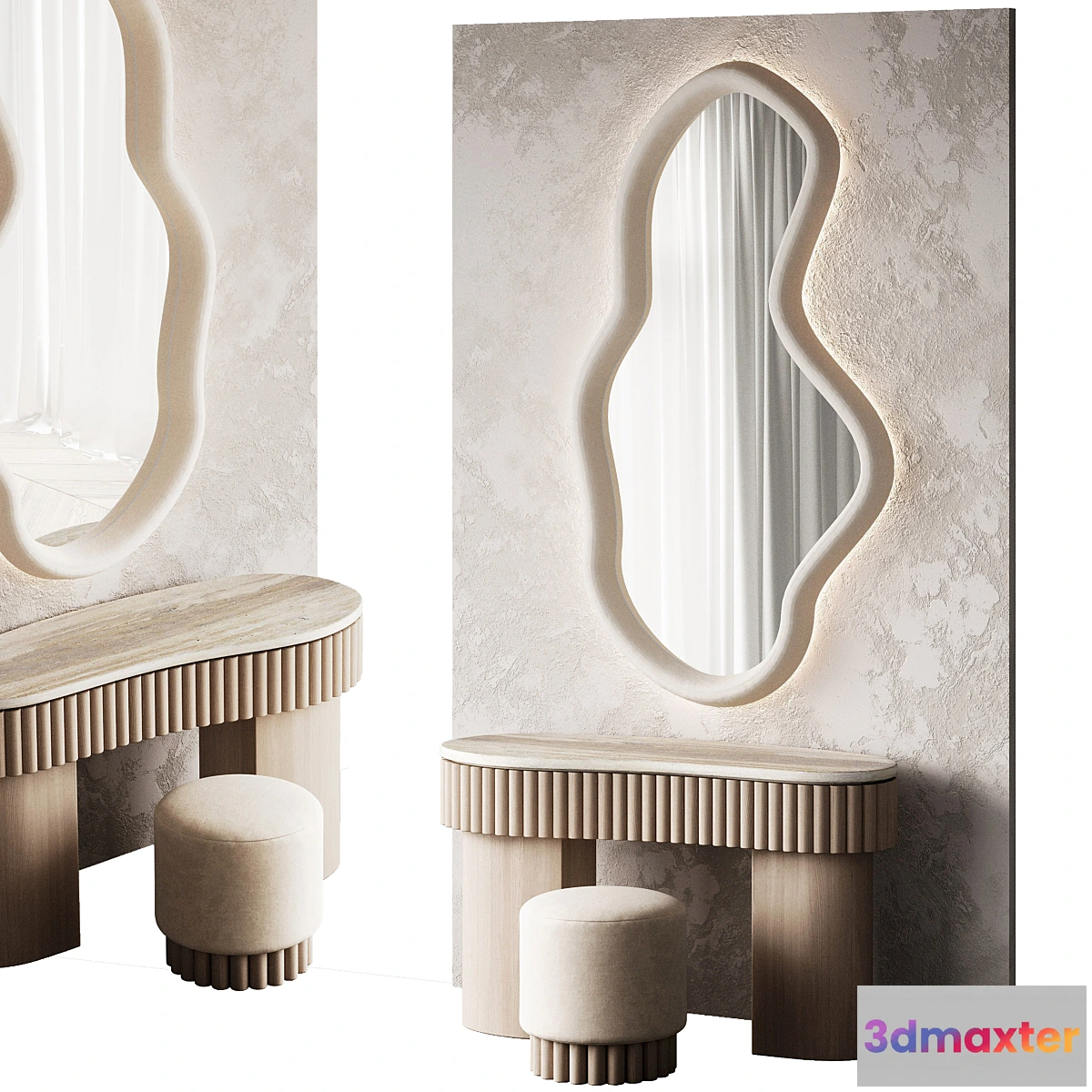 1412944 - Wabi-Sabi dressing table 3D Max