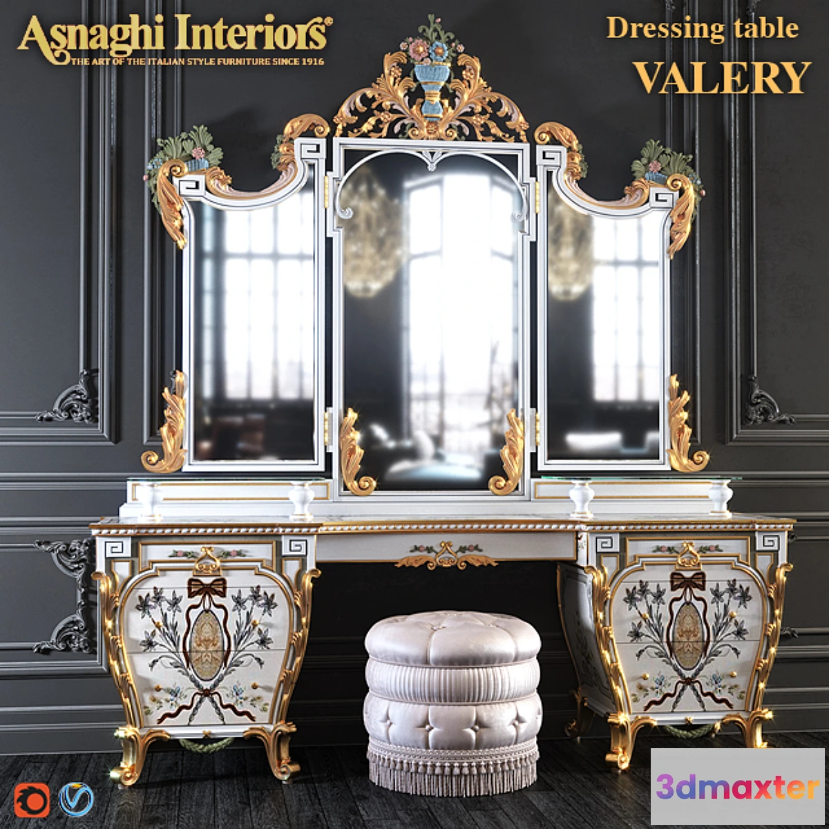 1431188 - VALERY ASNAGHI INTERIORS L42804 3D Max