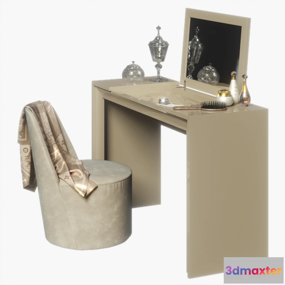1445200 - Dressing table Mugali. Model Ref.1324 Chair Casamilano Lea 3D Max
