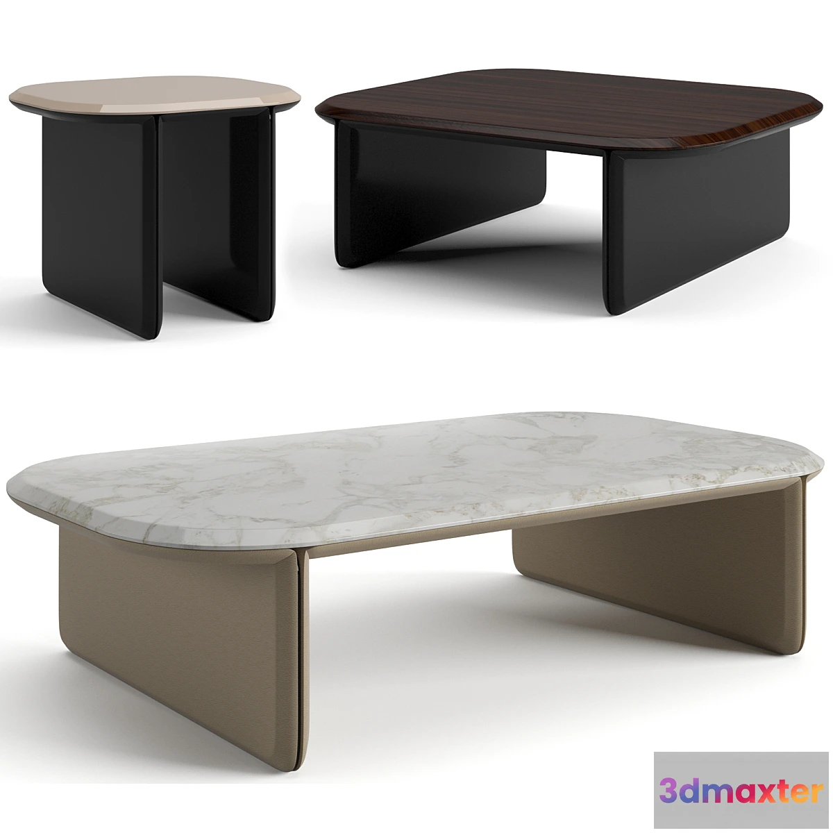 1476978 - Bentley Home Tadley coffee tables set 3D Max