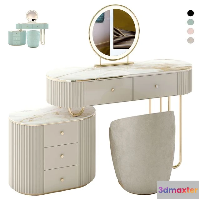 1537938 - Makeup Vanity Set 08 3D Max