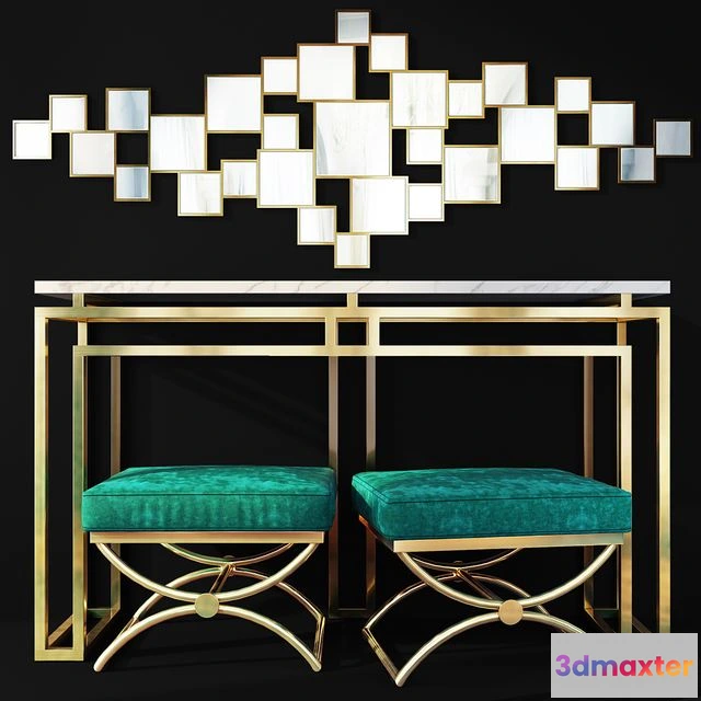 1565284 - Art Deco dressing table console. Console table by Lux Design 3D Max