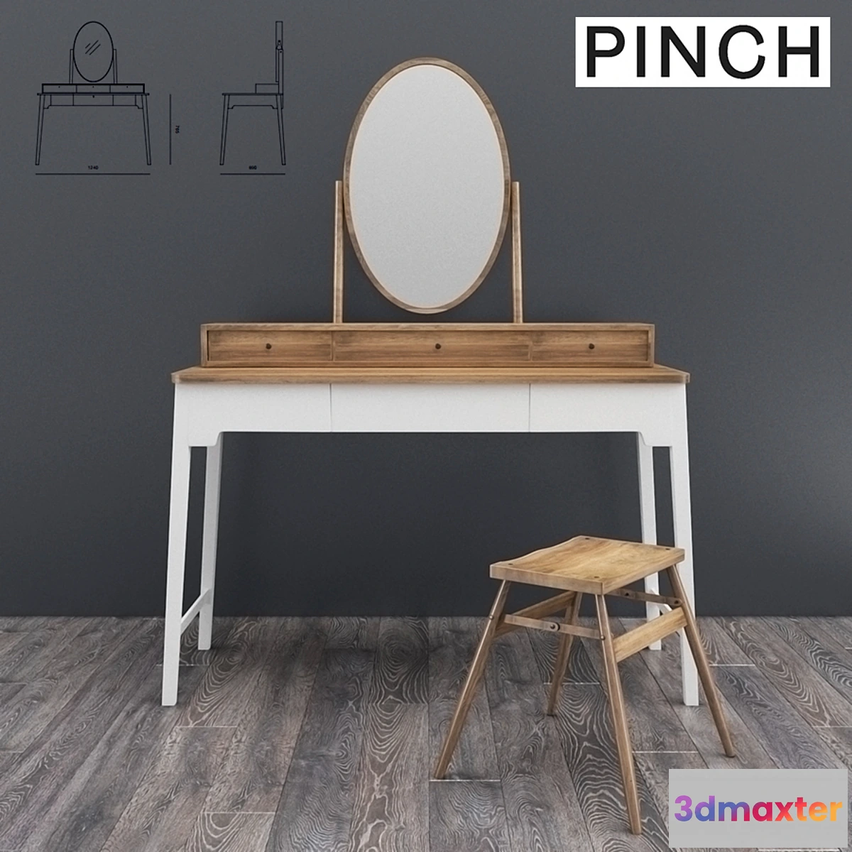 672867 - Lana dressing table