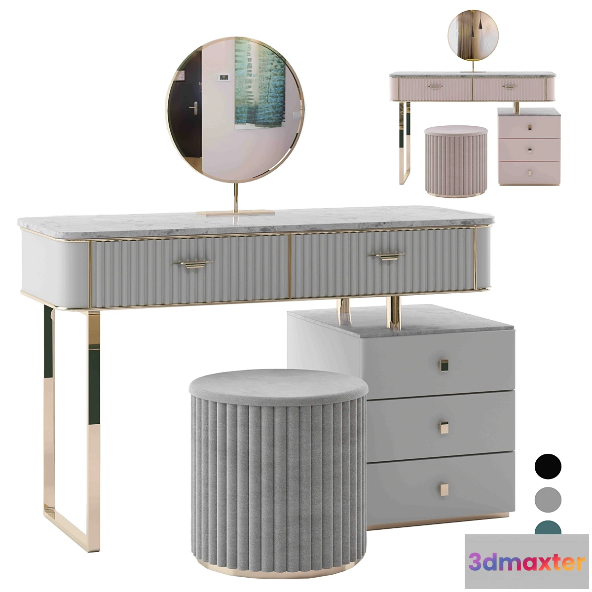 700800 - Makeup Vanity Set 02