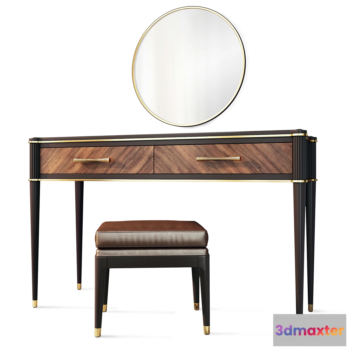 759923 - Dressing table _ console with mirror Venice. Dressing table vanity by Classico Italiano