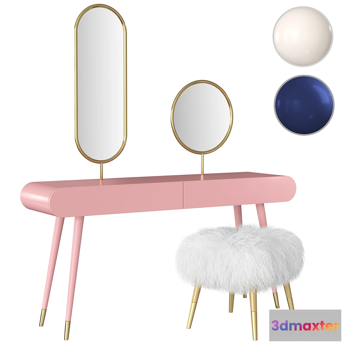 855741 - Dressing table Pearl Marshmallow - No.3