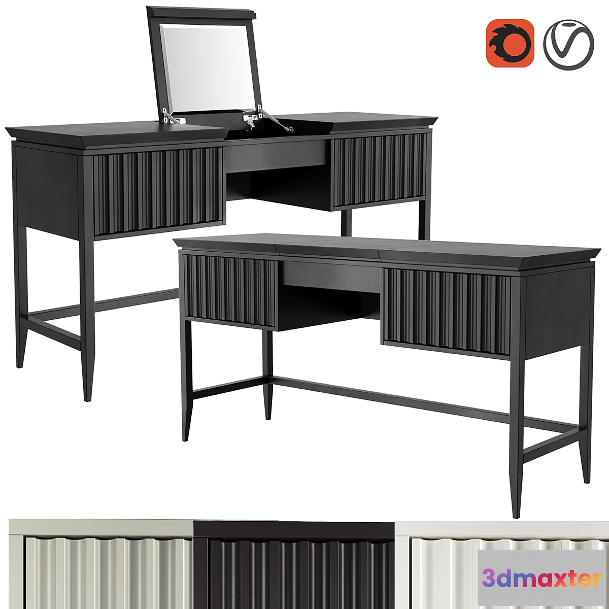 879268 - Dantone Home Dressing table Austin - No.4